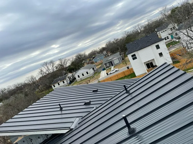 Standing seam metal roof panels with vents for Skylight Repair in Sitka